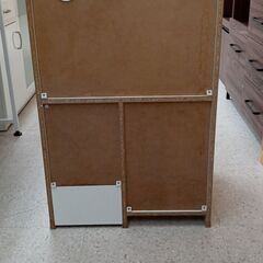 ★リユースのサカイ高崎店★TJ12493  レンジ台 白 H85×D46×W54 クリーニング済みの画像