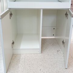 ★リユースのサカイ高崎店★TJ12493  レンジ台 白 H85×D46×W54 クリーニング済みの画像