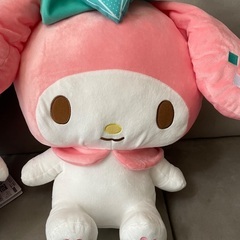 マイメロディ　クロミ　スーパーラージぬいぐるみの画像