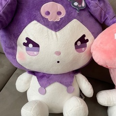 マイメロディ　クロミ　スーパーラージぬいぐるみの画像