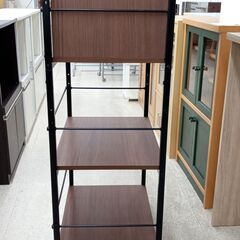 ★リユースのサカイ高崎店★TJ12496  食器棚 ブラウン H123.5×D39.5×W59 クリーニング済みの画像