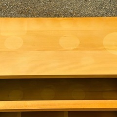 【キャトルセゾン】木製　飾り棚　木枠　棚板（縦・横）各1枚付の画像