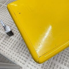 レトロポップ テーブル イエロー の画像