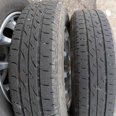 8月15日のみ 日産純正アルミホイール 145/80R13の画像
