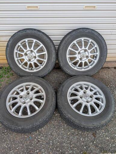 8月15日のみ 日産純正アルミホイール 145/80R13 (おのでらくん