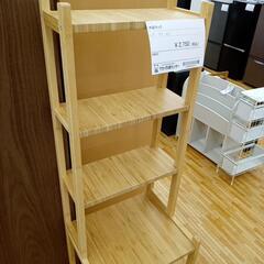 【リユースのサカイ八街店】★ジモティ割あり★ 木製ラック　棚　シェルフ　ナチュラル　クリーニング済　YJ7348の画像