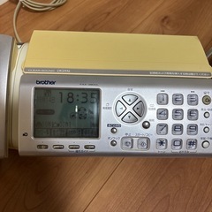 子機付き　ファックスの画像