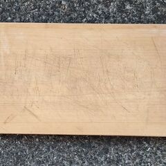 無料　廃材DIY　まな板の画像