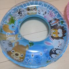 子供用 浮き輪２個セット 50cm 60cmの画像
