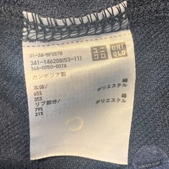 ユニクロ ライトウエイトフルジップパーカーの画像