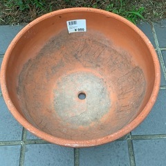 素焼き大型植木鉢Cの画像