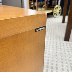 カリモク コーナーテレビ台 ルスティック レトロ の画像