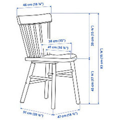 ダイニングテーブル　チェア4脚セット　IKEAの画像