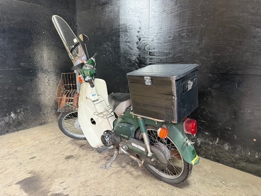 ★支払総額6.2万円★定休日なし！いつでも現車可能です！ ホンダ スーパーカブ ミドリ 人気のカブ！ リアボックス付き！ バッテリー新品！ サイスタ付き！ 4ストFI！