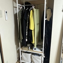 LOWYA ハンガーラック　ナチュラルホワイトの画像