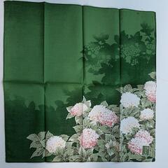 新品　アジサイの絵のハンカチ 約41cm ｼﾝﾌﾟﾙな額に入れてインテリアにもの画像