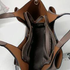 0814-348 FIRANO ハンドバッグ ベージュの画像