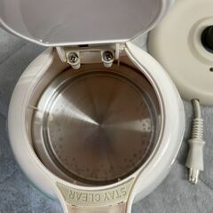 ティファール 電気ケトル BF805 0.8L 1250W 白色 動作確認済 電気湯沸器 T-fal APRECIA キッチン家電 湯沸かし 23 Y2102の画像