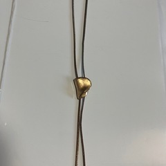 ロングネックレス アクセサリー ゴールド系　アネモネの画像
