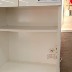 ★リユースのサカイ高崎店★TJ12504 NITORI 食器棚 白 H190×D50×W48.5 クリーニング済みの画像
