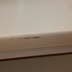 ★リユースのサカイ高崎店★TJ12504 NITORI 食器棚 白 H190×D50×W48.5 クリーニング済みの画像