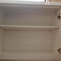 ★リユースのサカイ高崎店★TJ12504 NITORI 食器棚 白 H190×D50×W48.5 クリーニング済みの画像
