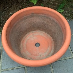 素焼き大型植木鉢Fの画像