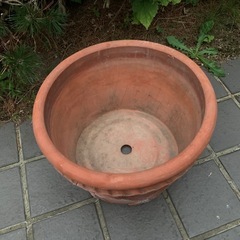 素焼き大型植木鉢Gの画像