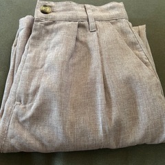 AIC. リネンライク テーパードパンツ Mの画像