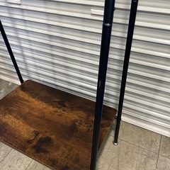 美品　ハンガーラック 木目調　の画像
