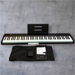 新品最安値！一品限り！KIMFBAY 88鍵盤　電子ピアノ　スタンド　ペダル付き 軽量　バッテリー内蔵　 ブラック　市内配達可能（有料）　 の画像