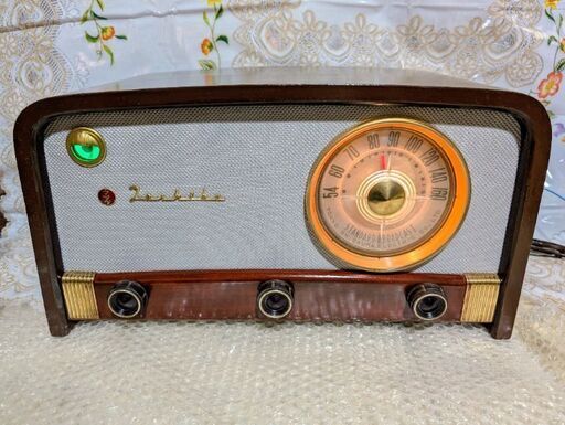 昭和レトロST真空管ラジオ　マツダ614A　bluetooth付