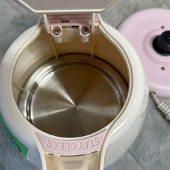 ティファール 電気ケトル BF802 0.8L 1250W ピンク 動作確認済 電気湯沸器 T-fal APRECIA キッチン家電 湯沸かし 25 Y2104の画像