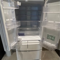 高年式　大容量6ドア冷蔵庫！MR-R46E-W2 三菱ノンフロン冷蔵庫　2023年製 の画像