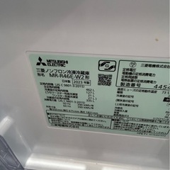 高年式　大容量6ドア冷蔵庫！MR-R46E-W2 三菱ノンフロン冷蔵庫　2023年製 の画像