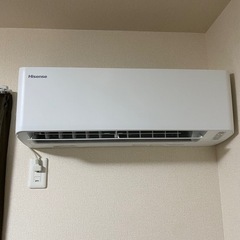 【決まりました】エアコン2台　Hisenseの画像