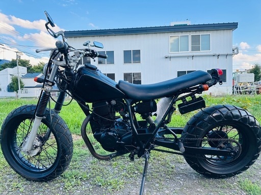 北海道　ヤマハ　TW200 ロンスイ　スカチューン　フルカスタム　タイヤ前後山あり！走行少ない！外装美品！