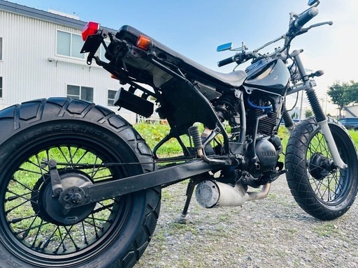 北海道　ヤマハ　TW200 ロンスイ　スカチューン　フルカスタム　タイヤ前後山あり！走行少ない！外装美品！