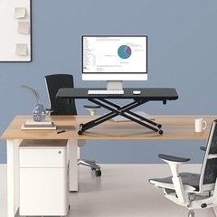 FITUEYES 高さ調整可 スタンディングデスク 昇降式多機能畳 オフィスワークテーブルの画像
