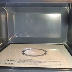 美品！　イーアングル　電子レンジ（フラットタイプ）ANG-MO-A5　2019年製　動作OKの画像