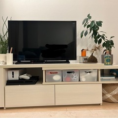 【LOWYA ロウヤ】伸縮収納テレビ台　テレビボードの画像