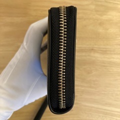 コーチ　ファスナー付ブラック長財布D④【新品未使用】の画像