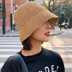 麦わら帽子　ハットの画像