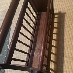 木製アンティーク　本立ての画像