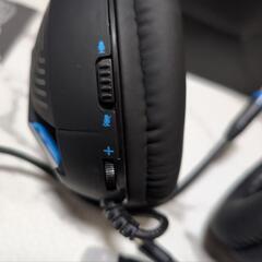 【新品未使用】PHOINIKAS H-100フォイニカス　ゲーミングヘッド 黒＆青の画像