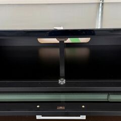 ✨️ジモティー割引✨️【ジャングルジャングル堺初芝店】　TVボード　ブラック　幅(W)1800mm × 奥行(D)440mm × 高さ(H)300mm　堺市（東区　西区　北区　南区　堺区　美原区）高石市　泉大津市　忠岡町　和泉市　松原市　大阪狭山市の画像