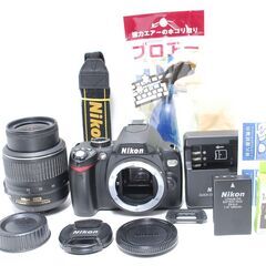 スマホ転送対応 Nikon D60 届いてすぐ使える 高画質 一眼レフデビューの画像