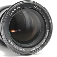 これ1本で広角から超望遠までOK！ EF-S 18-200mm IS 極美品の画像