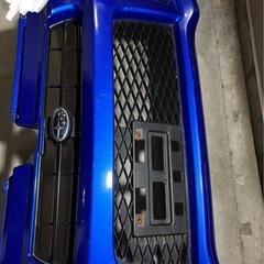 スバルプレオRS バンパー　ブルーの画像