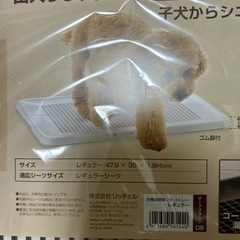 【新品】　犬 トイレ レギュラーサイズの画像